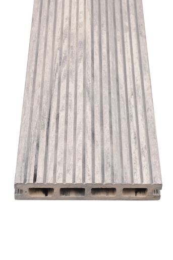 Террасная доска из ДПК WoodVex Select Colorite Бело-серый