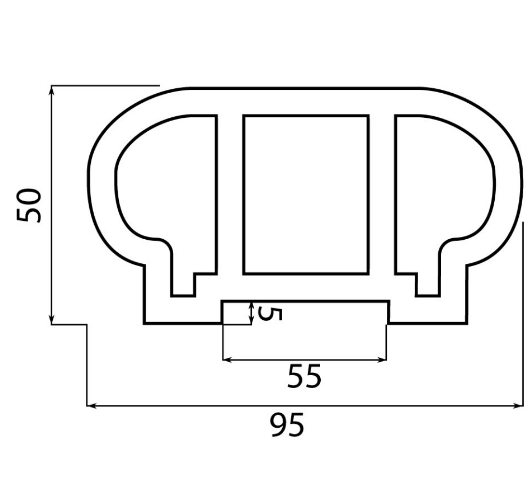 Перила верхние из ДПК Faynag Wood Кварц
